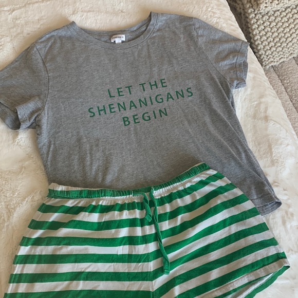 St. Patrick’s Day Matching Pj Set - Picture 1 of 3